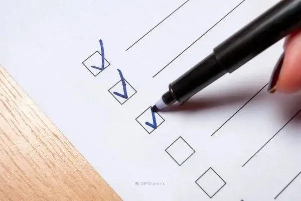 photo d'une checklist pour les EPI 