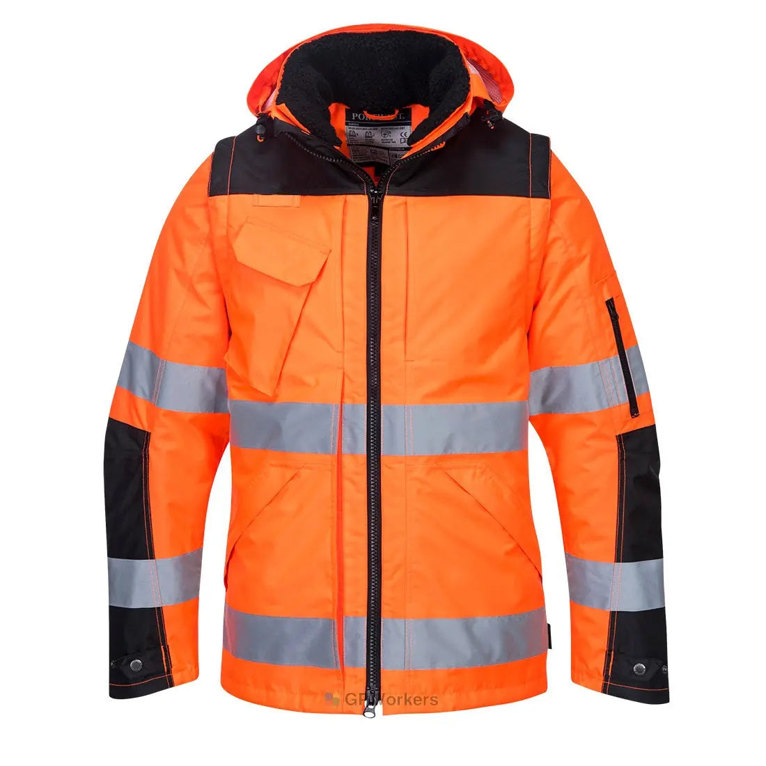 BLOUSON 3-EN-1 PRO HI-VIS PORTWEST