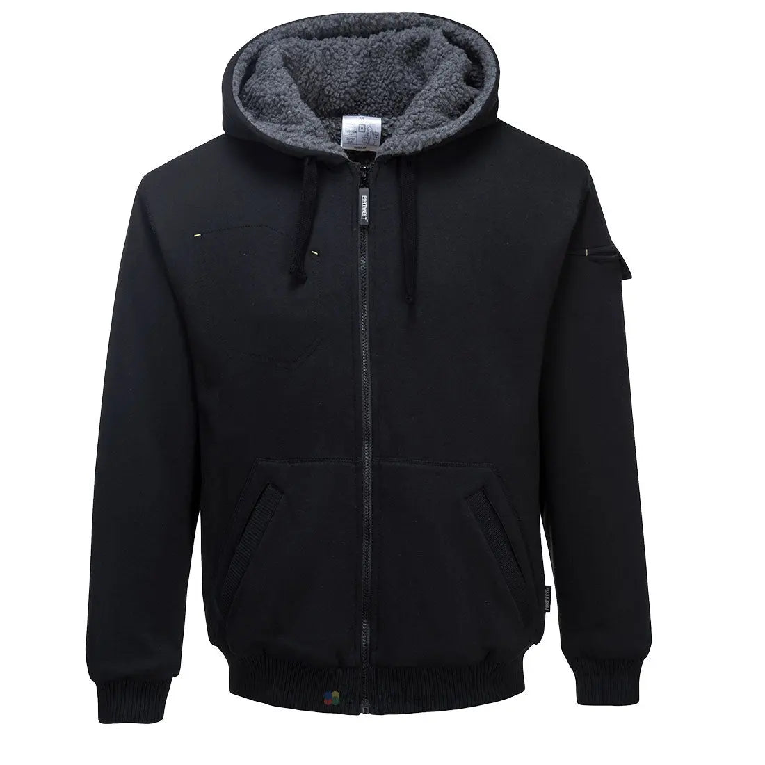 BLOUSON À CAPUCHE PEWTER