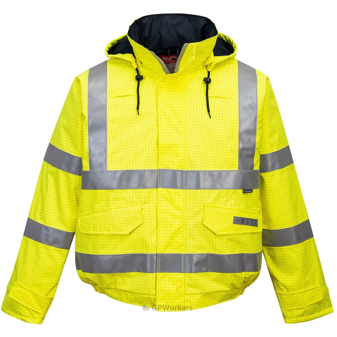 BLOUSON PILOTE HV PLUIE BIZFLAME ANTISTATIQUE ET FLAMME RETARDANT
