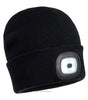 BONNET BEANIE DOUBLE LED RECHARGEABLE PORTWEST
