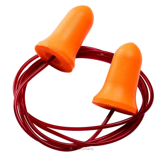 BOUCHONS D'OREILLE BELL CONFORT EN MOUSSE PU AVEC CORDON (200 PAIRES) PORTWEST