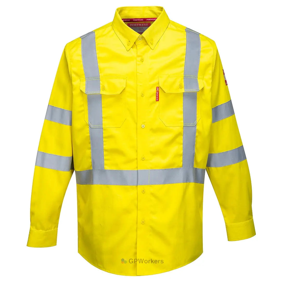 CHEMISE HAUTE VISIBILITÉ BIZFLAME 88/12 FR PORTWEST