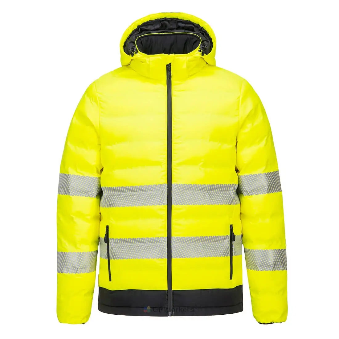 DOUDOUNE CHAUFFANTE HAUTE VISIBILITÉ PAR ULTRASONS PORTWEST