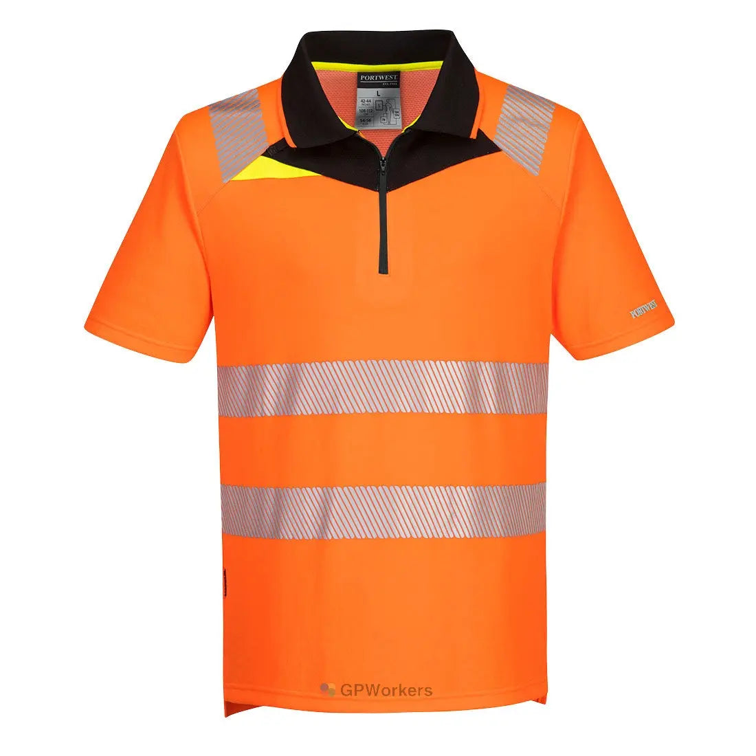 DX4 POLO HAUTE VISIBILITÉ MC