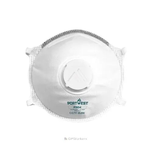 FFP3 À VALVE DOLOMITE COQUE DE RESPIRATION  LEGÈRE (Pièces10) PORTWEST