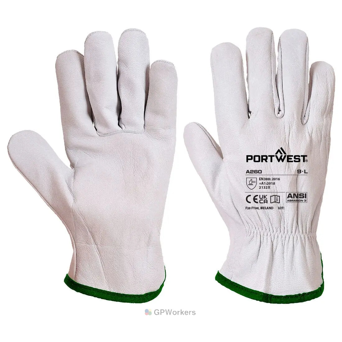 GANT DRIVER CUIR OVIN PORTWEST
