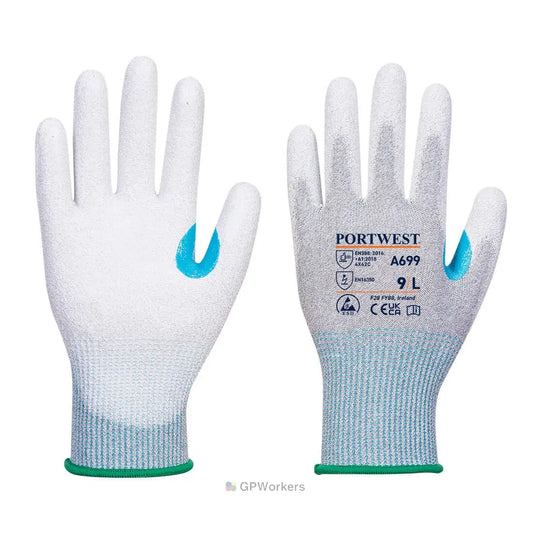 GANT PAUME ENDUITE PU ESD - PAQUET DE 12 PORTWEST