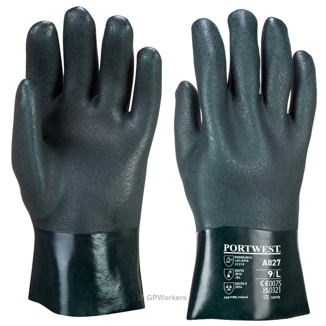 GANT PVC 27CM DOUBLE TREMPAGE