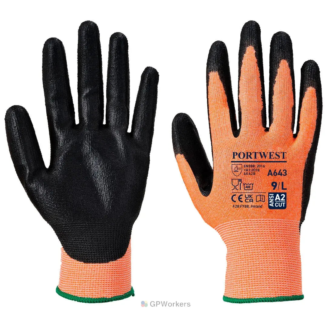 GANT TRICOTÉ ENDUCTION NITRILE