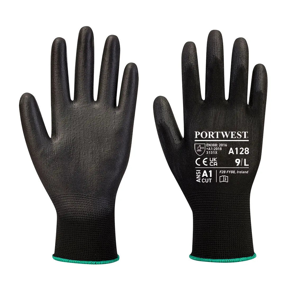 GANT ENDUIT PU PAUME SANS LATEX - PAQUET INDIVIDUEL PORTWEST