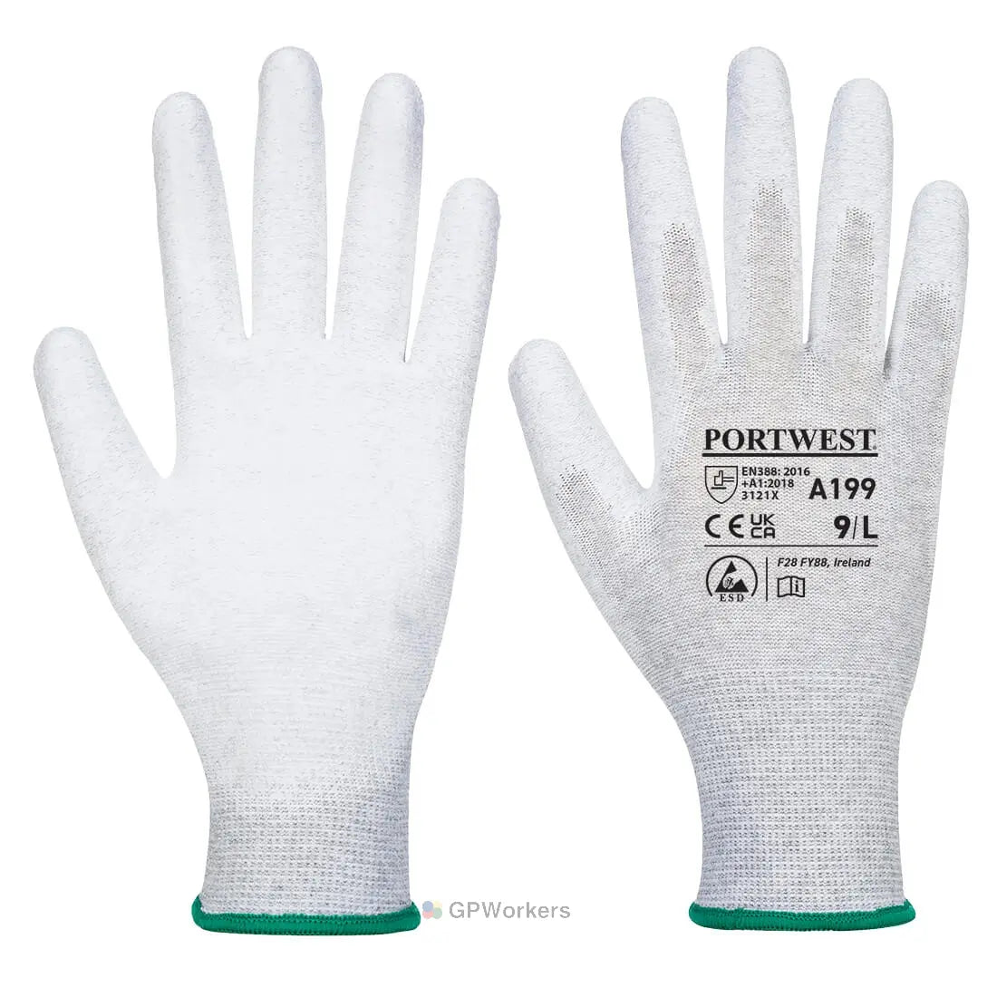 GANT PAUME ENDUIT PU ANTISTATIQUE PORTWEST