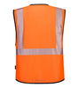 GILET MULTIPOCHES HAUTE-VISIBILITÉ PW3 PORTWEST