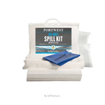 KIT ABSORBANTS 50 LITRES POUR HYDROCARBURES UNIQUEMENT PORTWEST