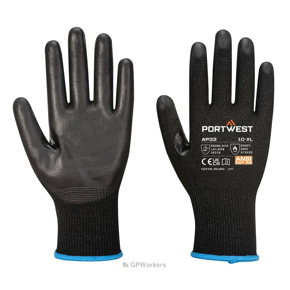 LR15 GANT À ÉCRAN TACTILE PU (12 PAIRES) PORTWEST