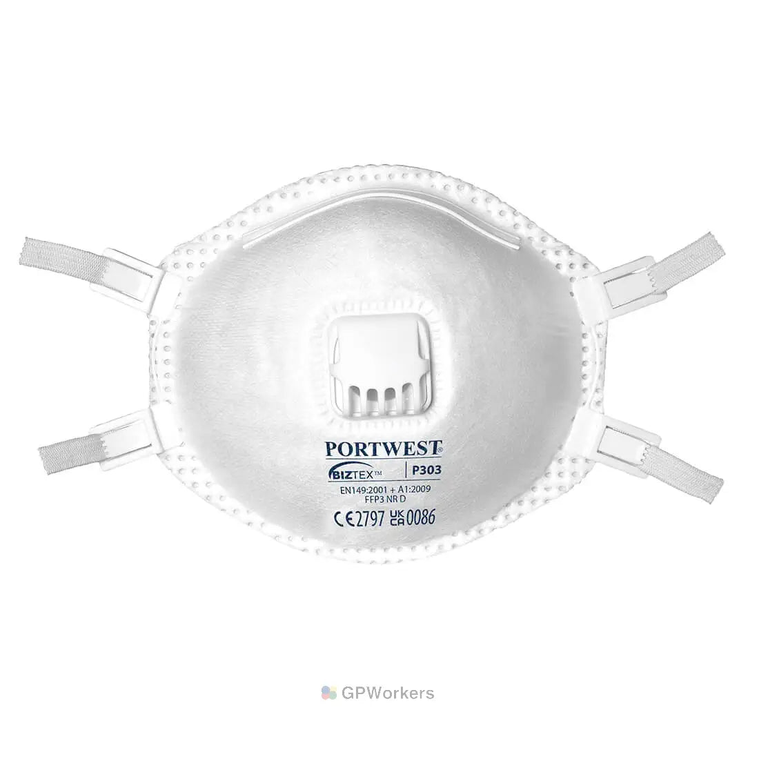 MASQUE FFP3 DOLOMITE À VALVE (10 Pièces) PORTWEST