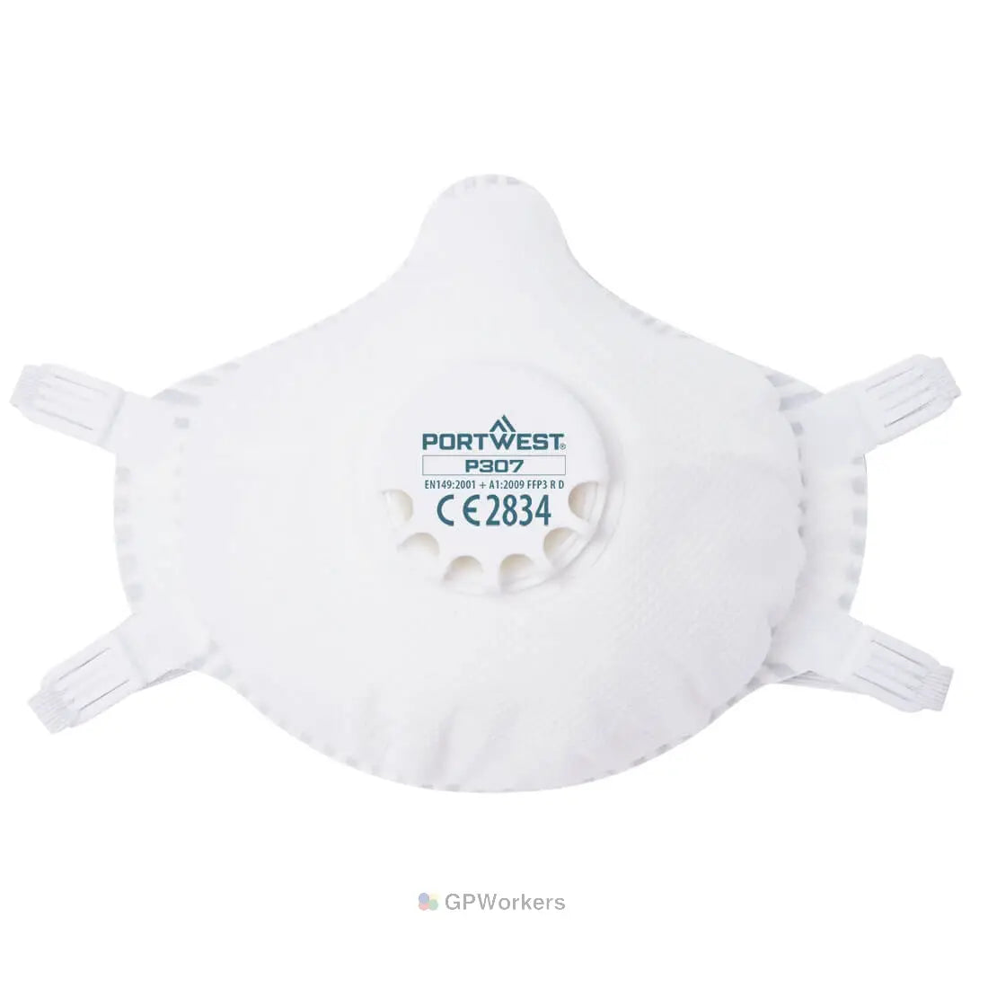 MASQUE FFP3  RÉUTILISABLE AVEC VALVE (PAQUET DE 5 PIÈCES) PORTWEST