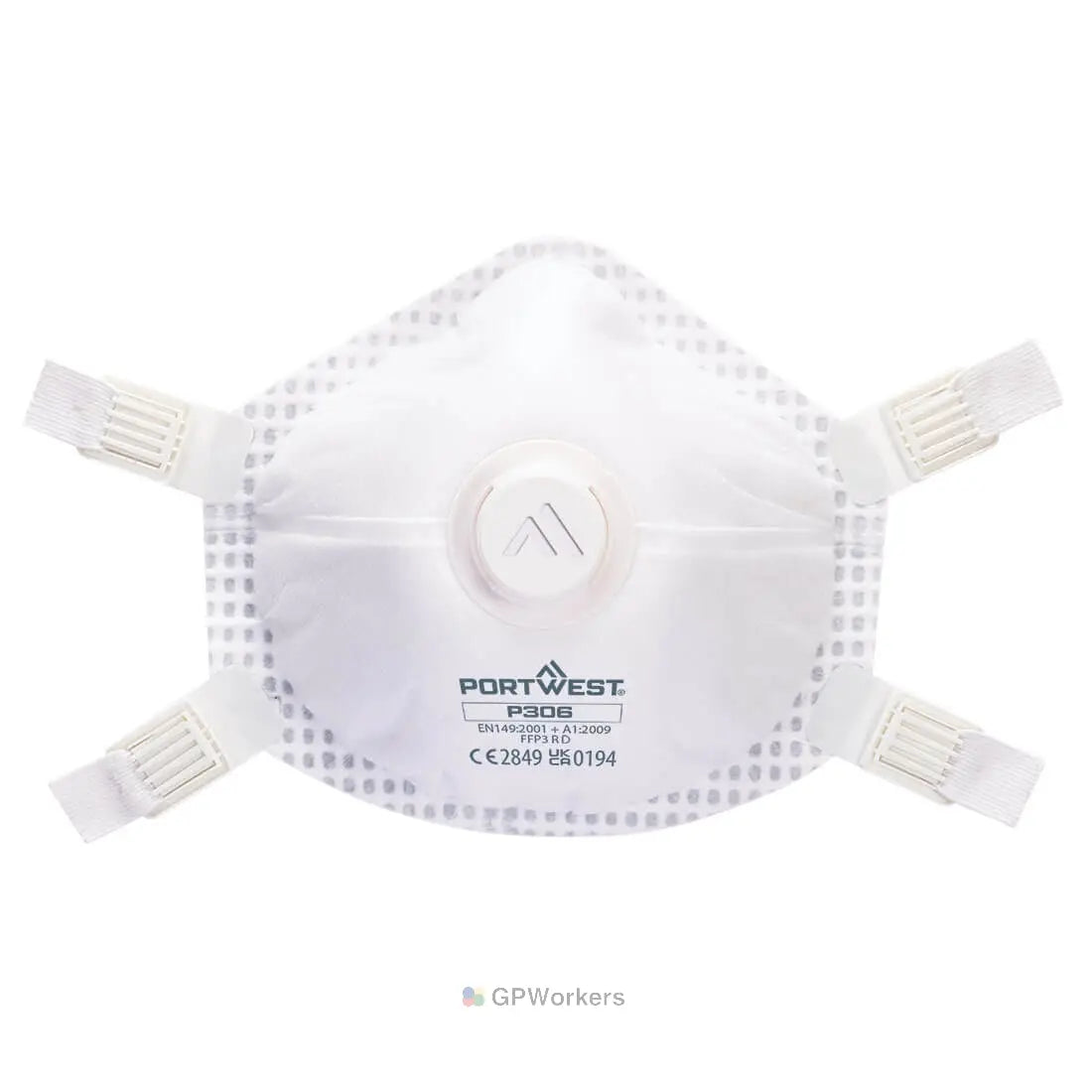 MASQUE FFP3 ULTIMATE RÉUTILISABLE AVEC VALVE (PAQUET DE 5 PIÈCES) PORTWEST