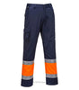 PANTALON COMBAT HI-VIS BICOLORE PORTWEST