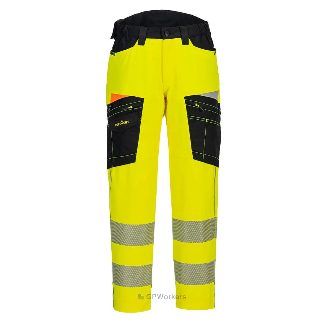 PANTALON DE TRAVAIL STRETCH DX4 HV PORTWEST