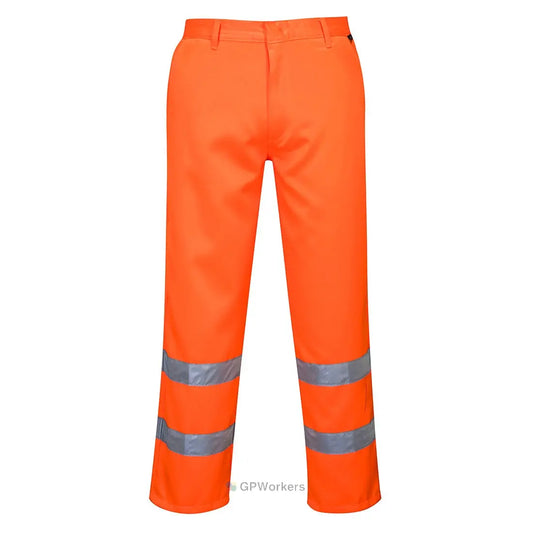 PANTALON HI-VIS POLY-COTON RIS PORTWEST