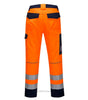 PANTALON ORANGE/NAVY MODAFLAME RIS PORTWEST