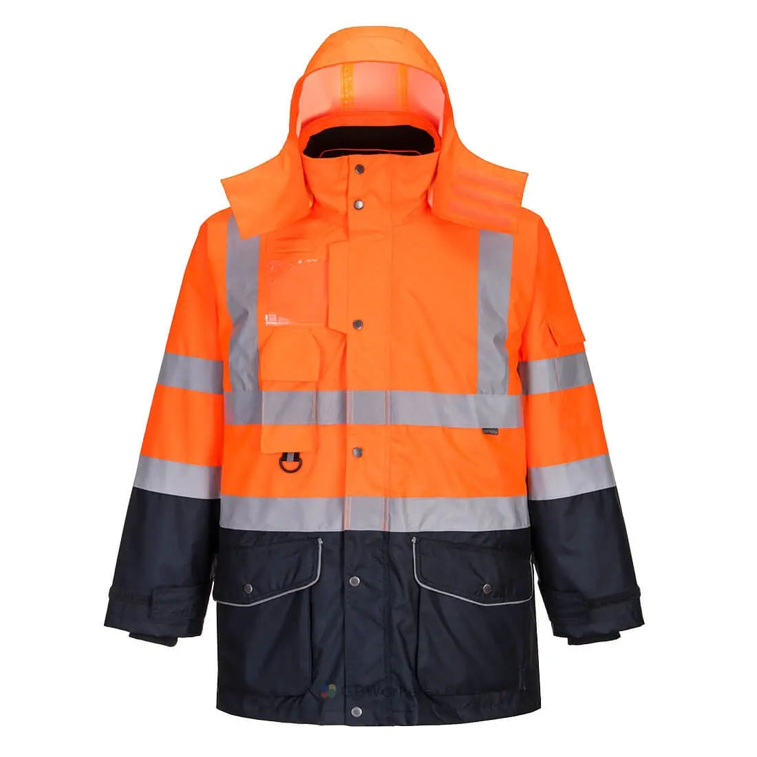PARKA HAUTE-VISIBILITÉ 7-EN-1 TRAFFIC CONTRAST PORTWEST