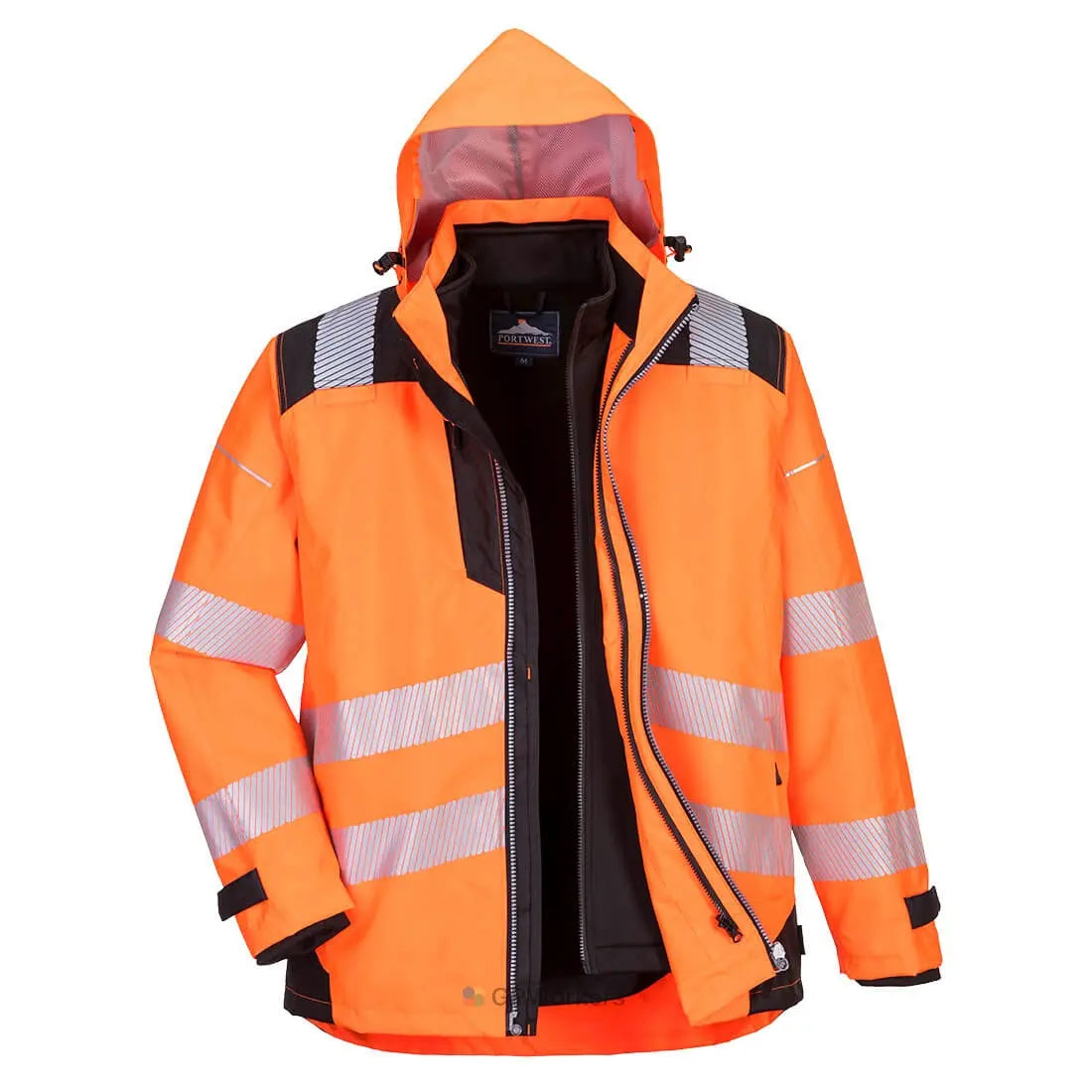 PARKA PW3 3-EN-1 HAUTE VISIBILITÉ PORTWEST