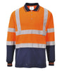 POLO BICOLORE MANCHES LONGUES PORTWEST