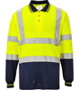 POLO BICOLORE MANCHES LONGUES PORTWEST