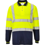 POLO BICOLORE MANCHES LONGUES PORTWEST