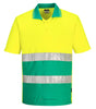 POLO CONTRASTÉ LÉGER HAUTE VISIBILITÉ M/C PORTWEST