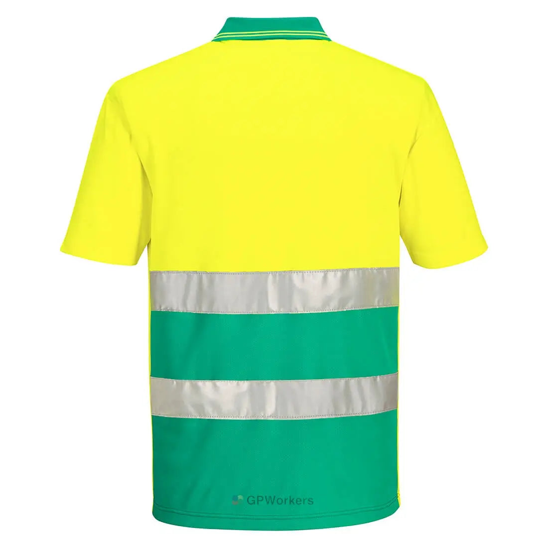 POLO CONTRASTÉ LÉGER HAUTE VISIBILITÉ M/C PORTWEST