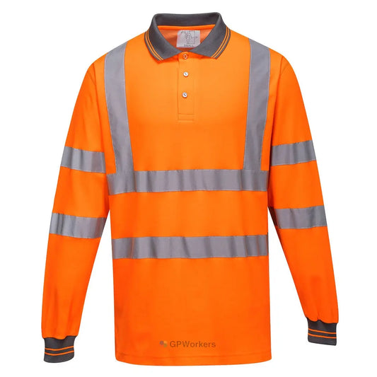 POLO COTON MAJORITAIRE MANCHES LONGUES PORTWEST