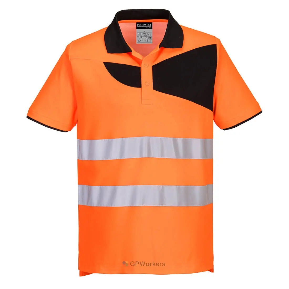 POLO HAUTE VISIBILITÉ PW2 M/C PORTWEST