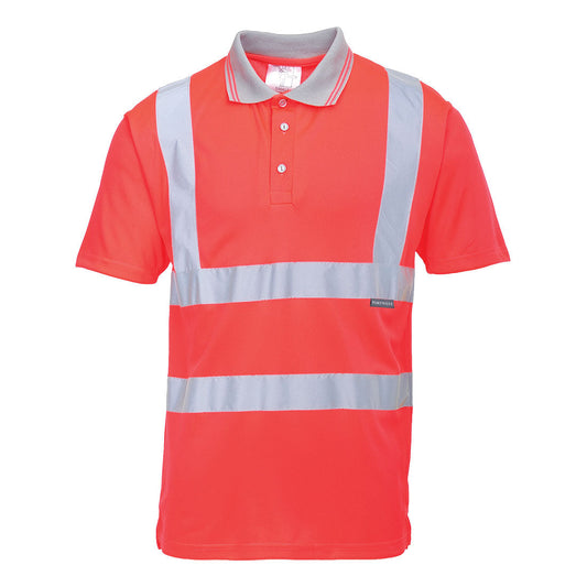 POLO HI-VIS MANCHES COURTES PORTWEST