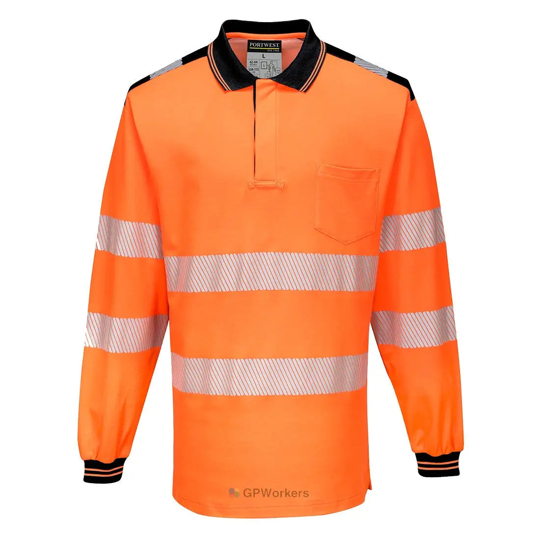 PW3 POLO HAUTE VISIBILITÉ ML