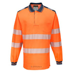 PW3 POLO HAUTE VISIBILITÉ ML PORTWEST