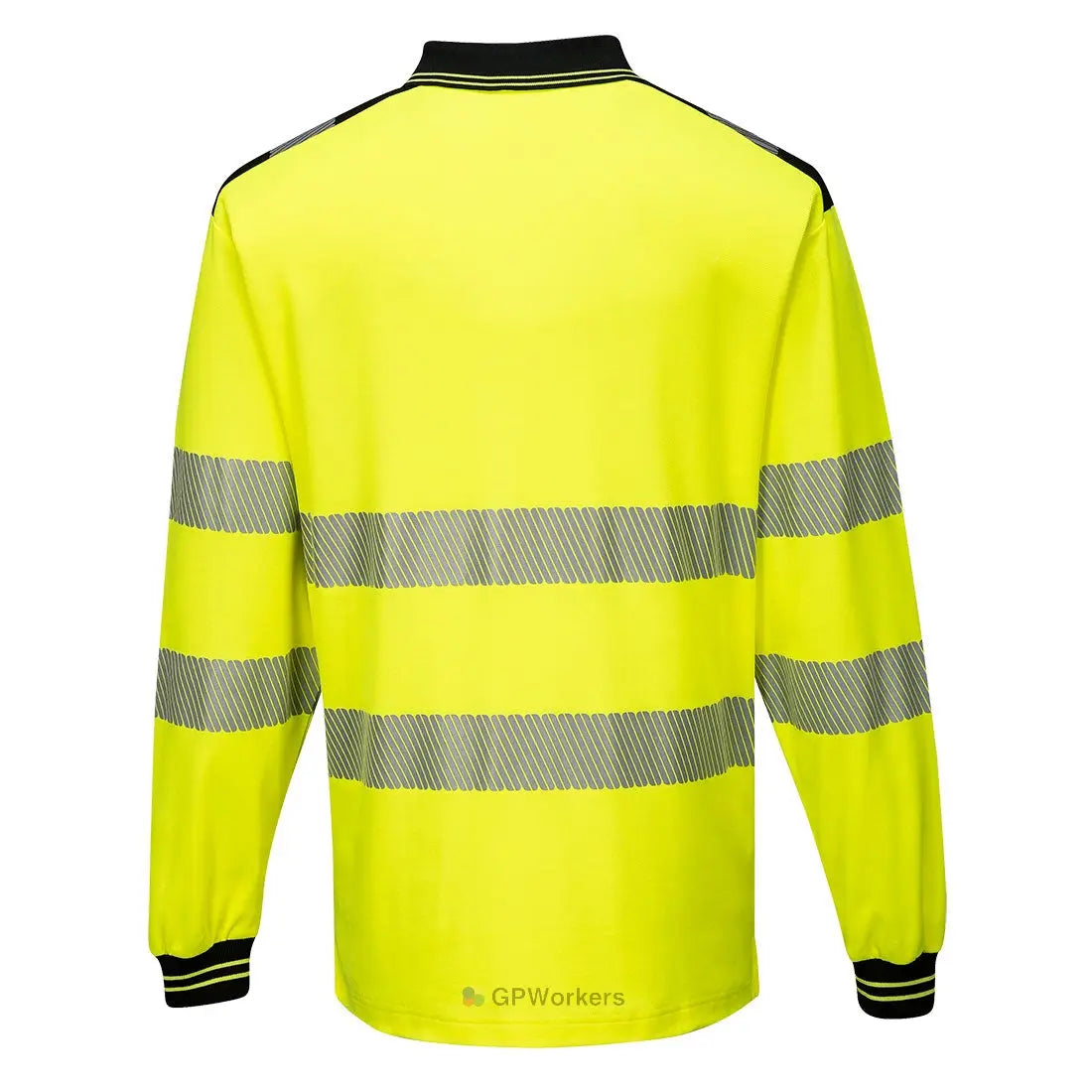 PW3 POLO HAUTE VISIBILITÉ ML PORTWEST