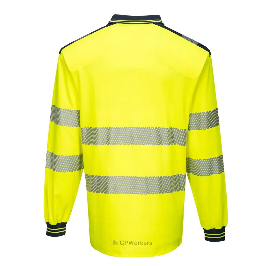 PW3 POLO HAUTE VISIBILITÉ ML PORTWEST