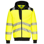 PW3 - SWEAT À CAPUCHE ZIPPÉ HAUTE-VISIBILITÉ PORTWEST
