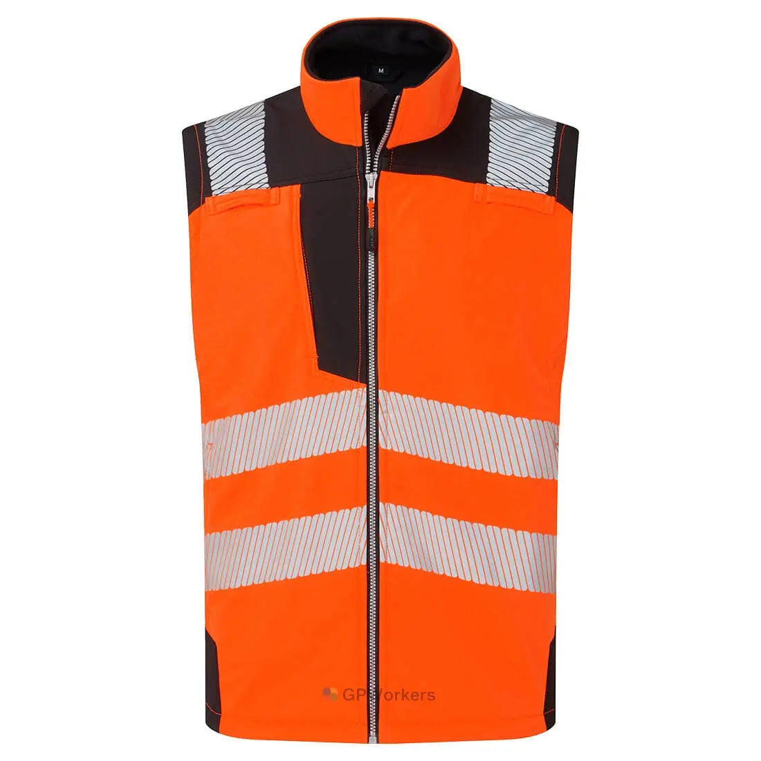 SOFTSHELL SANS MANCHES HI-VIS (3 COUCHES) PORTWEST