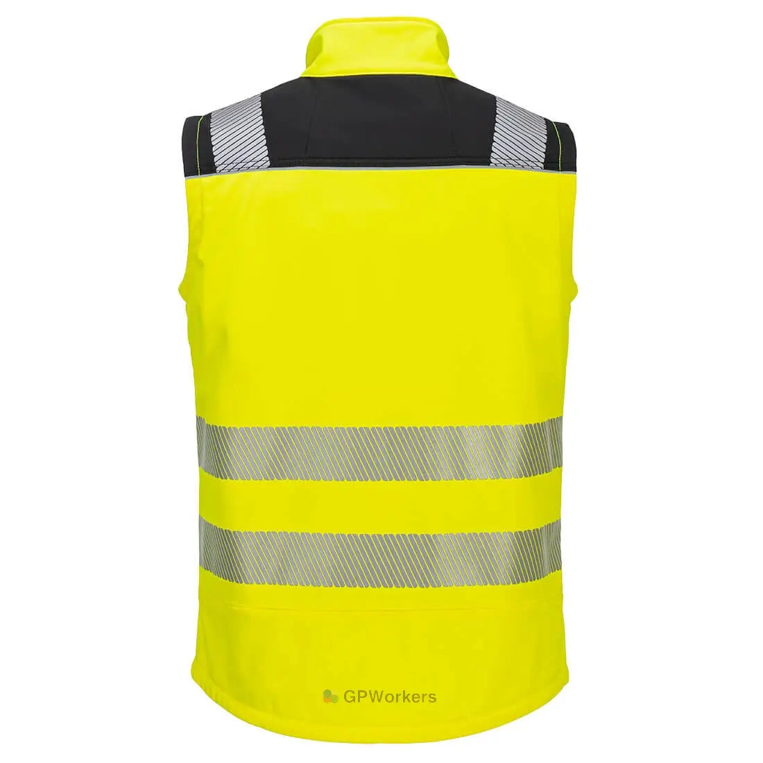 SOFTSHELL SANS MANCHES HI-VIS (3 COUCHES) PORTWEST