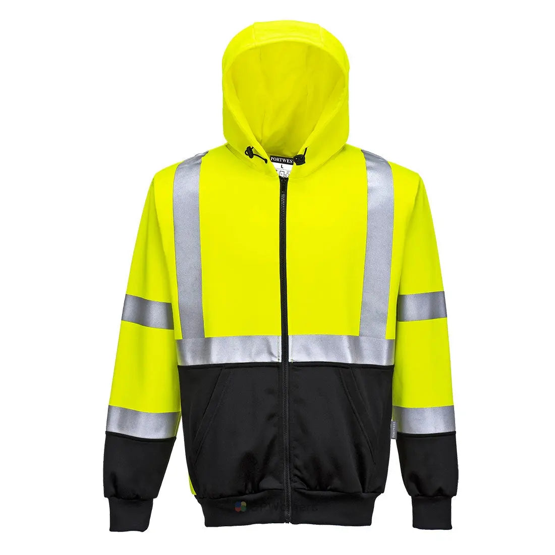 SWEAT HI-VIS BICOLORE ZIPPÉ À CAPUCHE PORTWEST