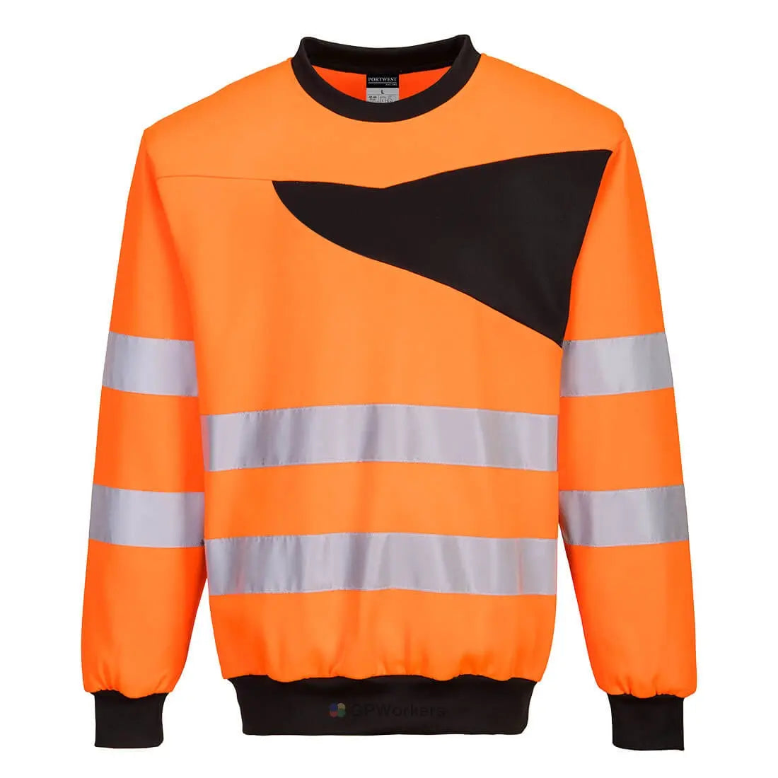SWEAT-SHIRT HAUTE-VISIBILITÉ À COL ROND PW2 PORTWEST