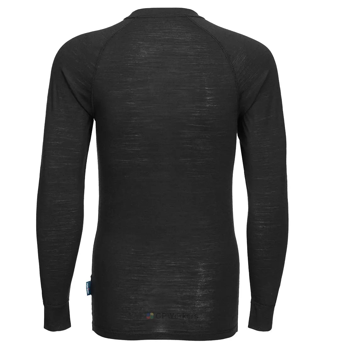 T-SHIRT À MANCHES LONGUES EN LAINE MÉRINOS