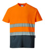 T-SHIRT COTON BICOLORE PORTWEST