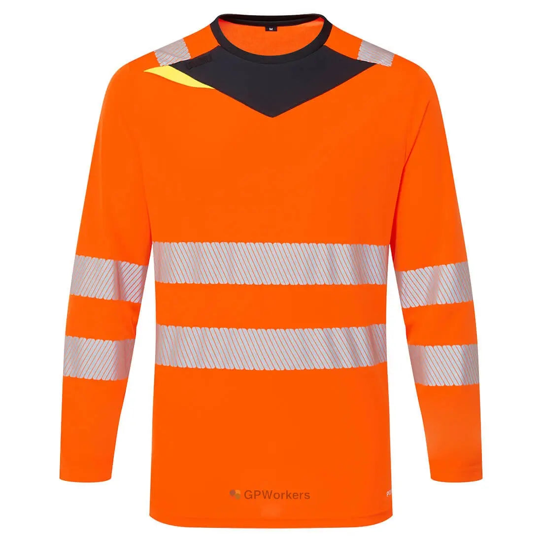 T-SHIRT DX4 HAUTE VISIBILITÉ ML PORTWEST
