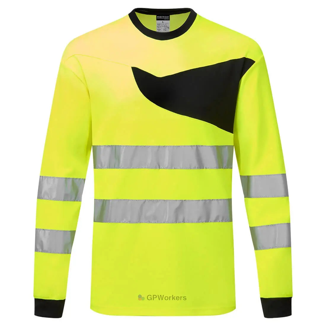 T-SHIRT HAUTE VISIBILITÉ MANCHES LONGUES PW2 PORTWEST