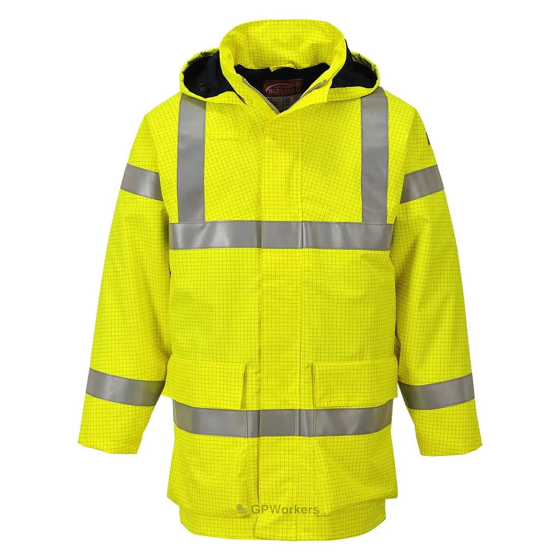 VESTE DE PLUIE HI-VIS MULTI LITE BIZFLAME PORTWEST
